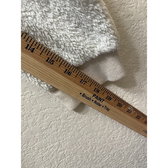 Uniqlo Sweatshirt Women’s Sweatshirt Cream/Ivory Soft Fleece Type Pullover Med - Picture 9 of 10